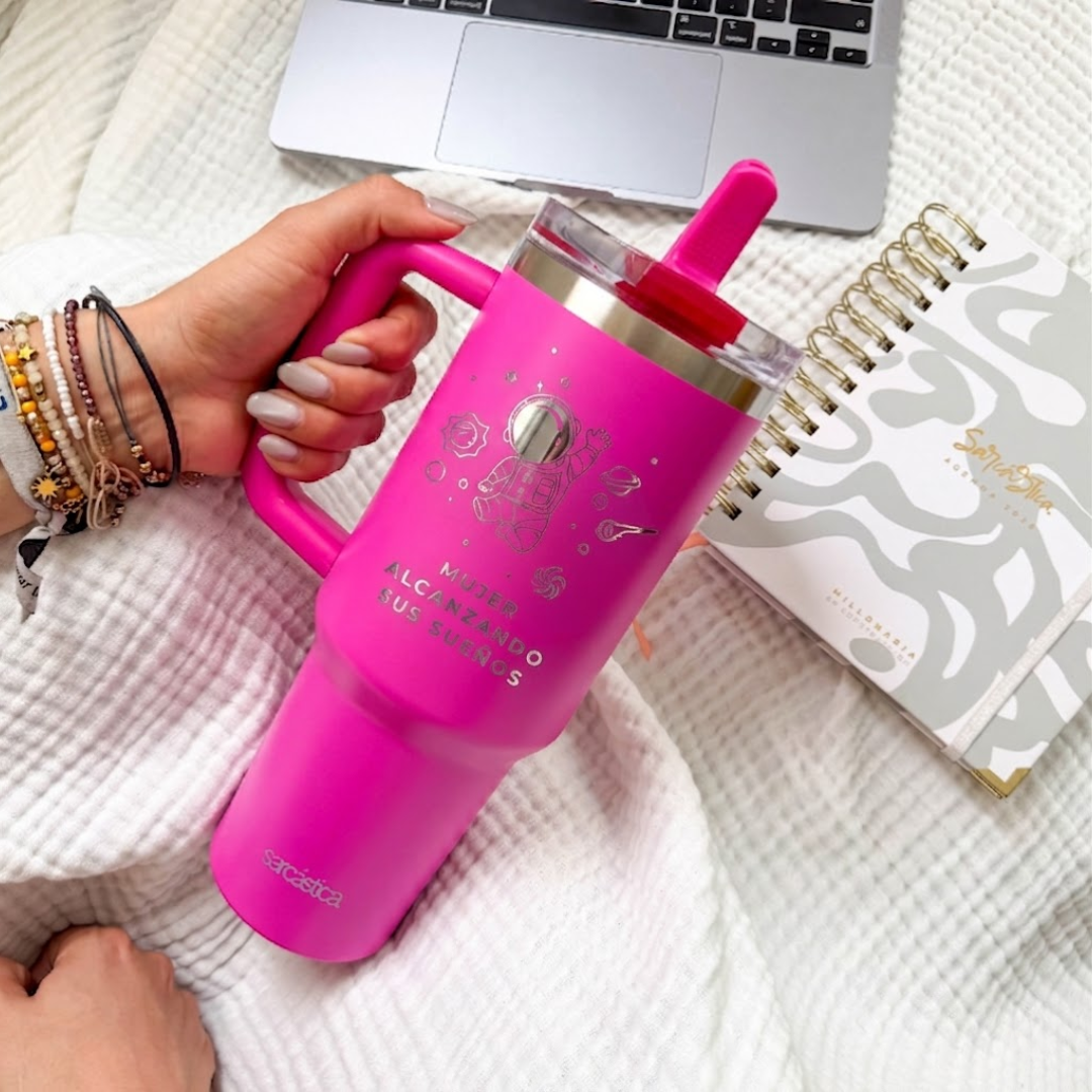 Taza Térmica PRO MAX - Mujer alcanzando sus sueños