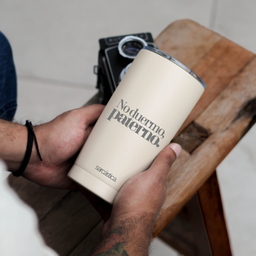Vaso Térmico Papá - No duermo, paterno