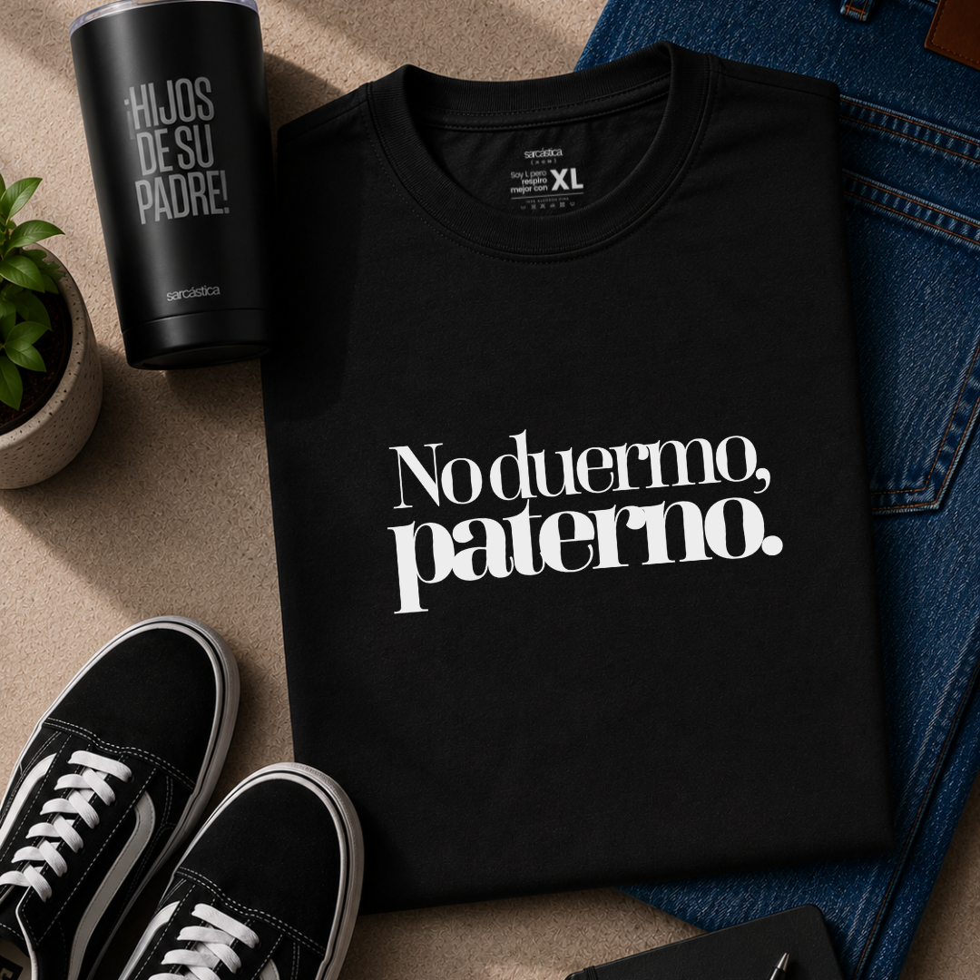 Polo Individuales l Papá - No duermo, paterno