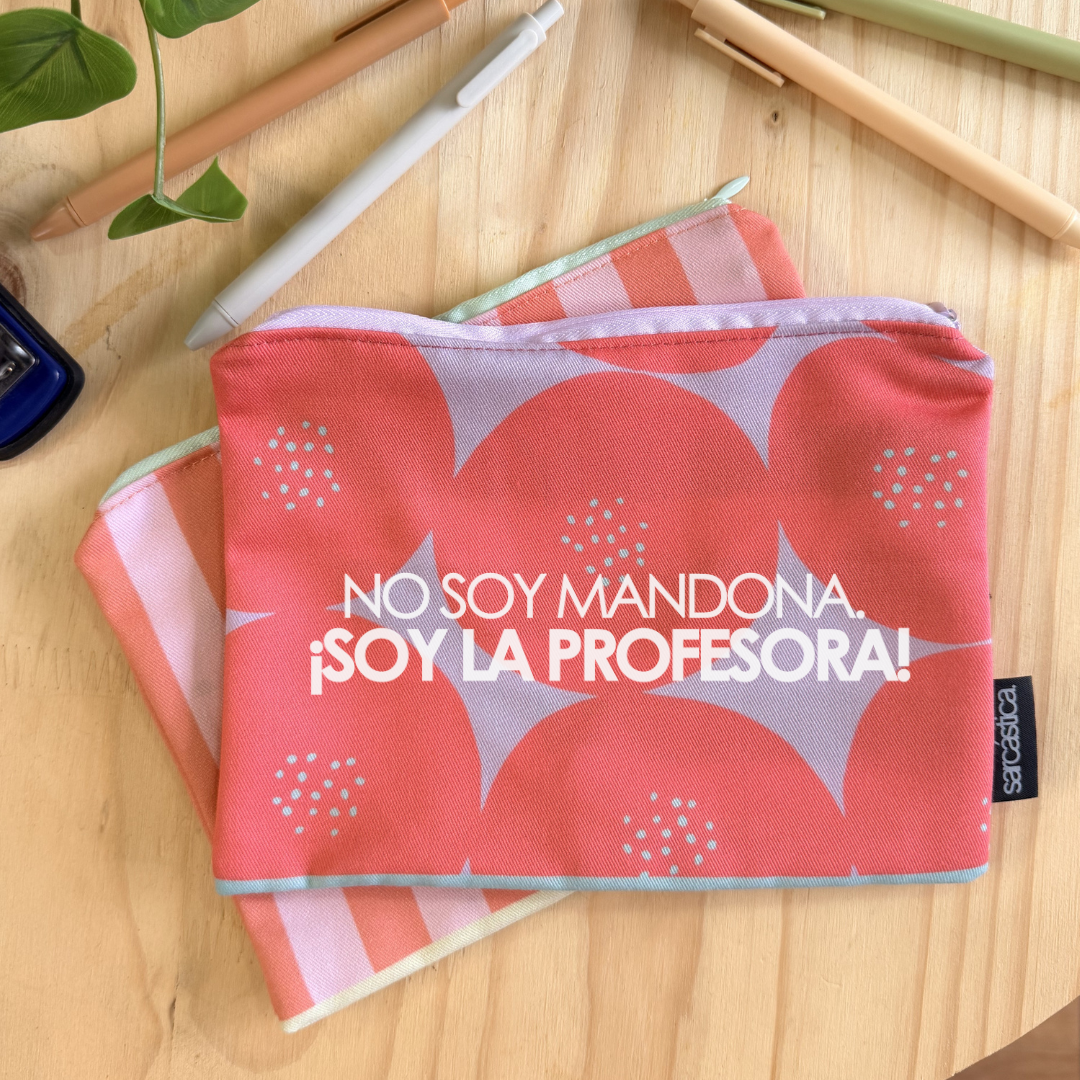 Cartuchera l Para Maestra - No soy mandona ¡Soy la profesora!