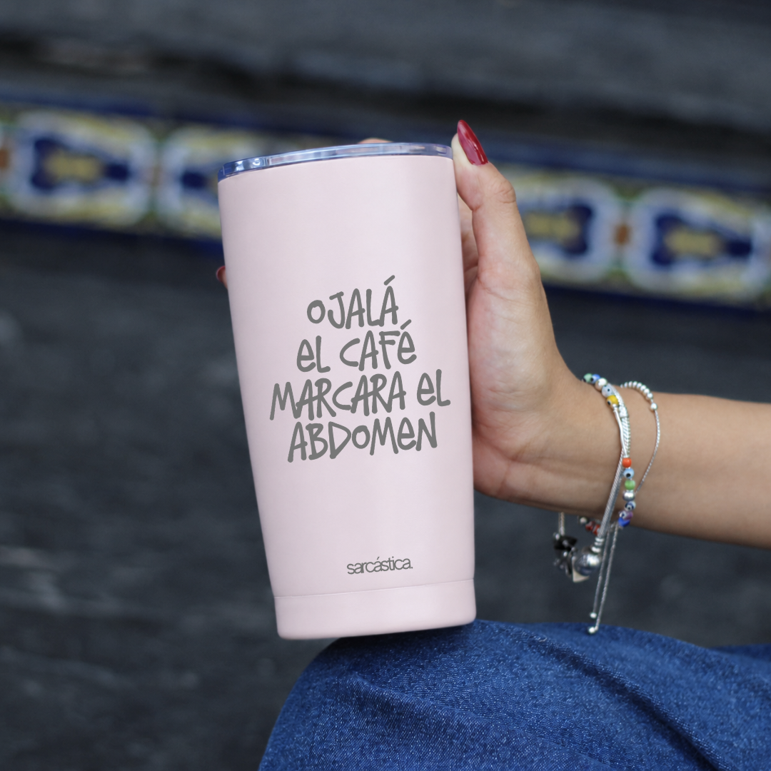 Vaso Térmico l Cotidiano - Ojalá el café marcara el abdomen