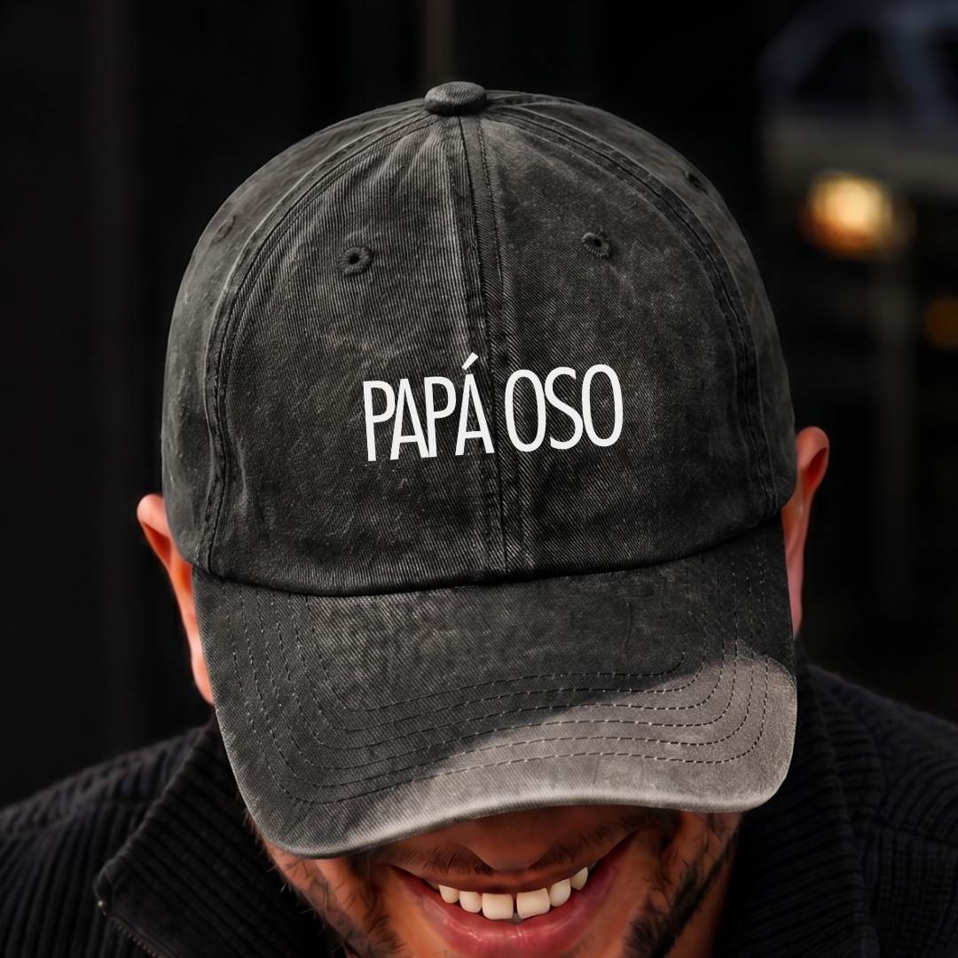 Gorra Washed l Papá - Papá Oso