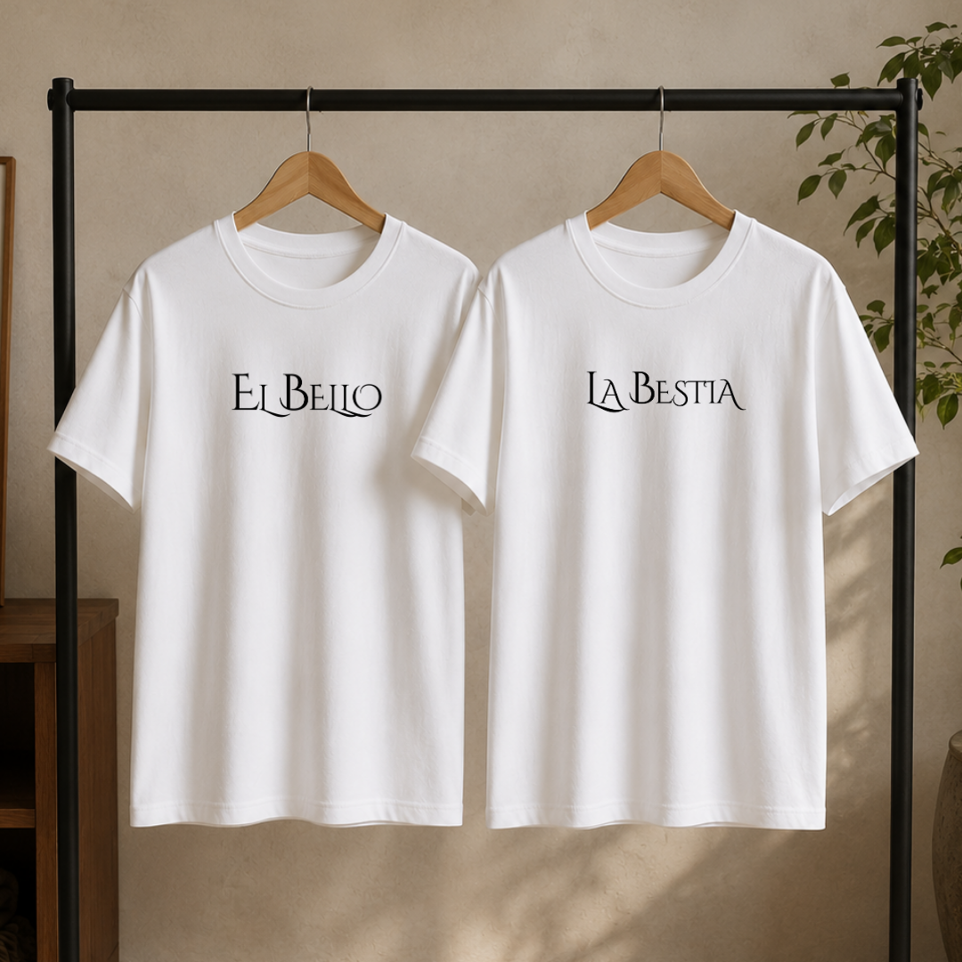 Polos Match Pareja "El Bello" - "La Bestia"