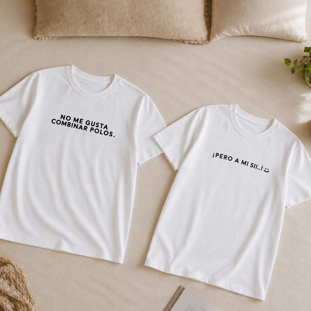 Polos Match Pareja: No me gusta combinar polos - Pero a mi sí