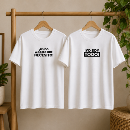 Polos Match Pareja "Tengo TODO lo que necesito"