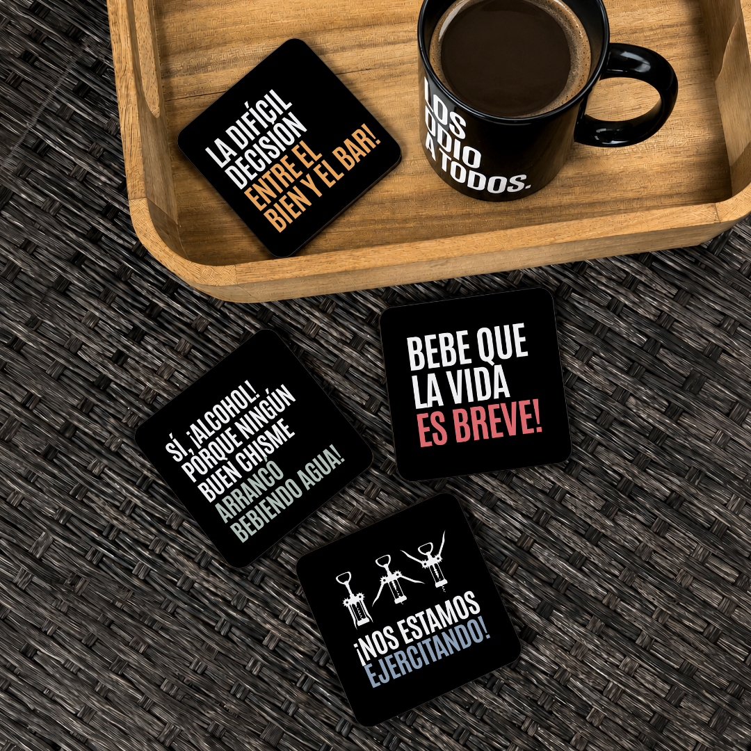 Colección Posavasos - ¡Nos estamos ejercitando!