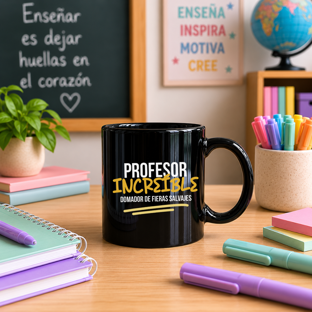 Taza l Para Maestra - Profesor@ increíble (Domador@ de fieras salvajes)