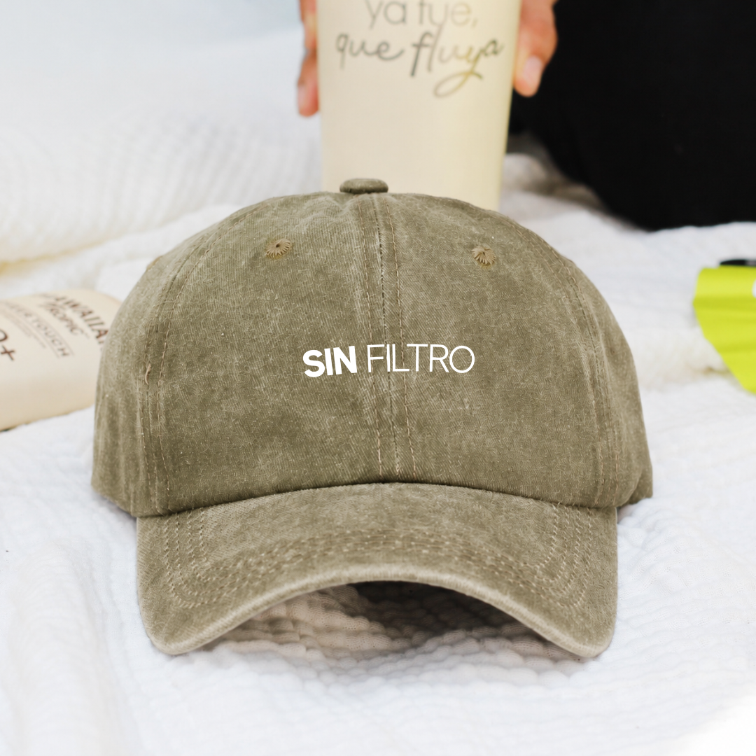 Gorra Washed - Sin filtro