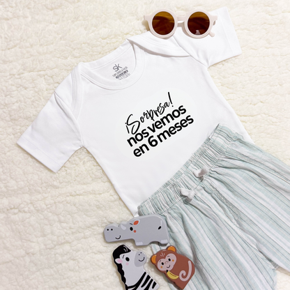 Body para Bebé - ¡Sorpresa! Nos vemos en 6 meses