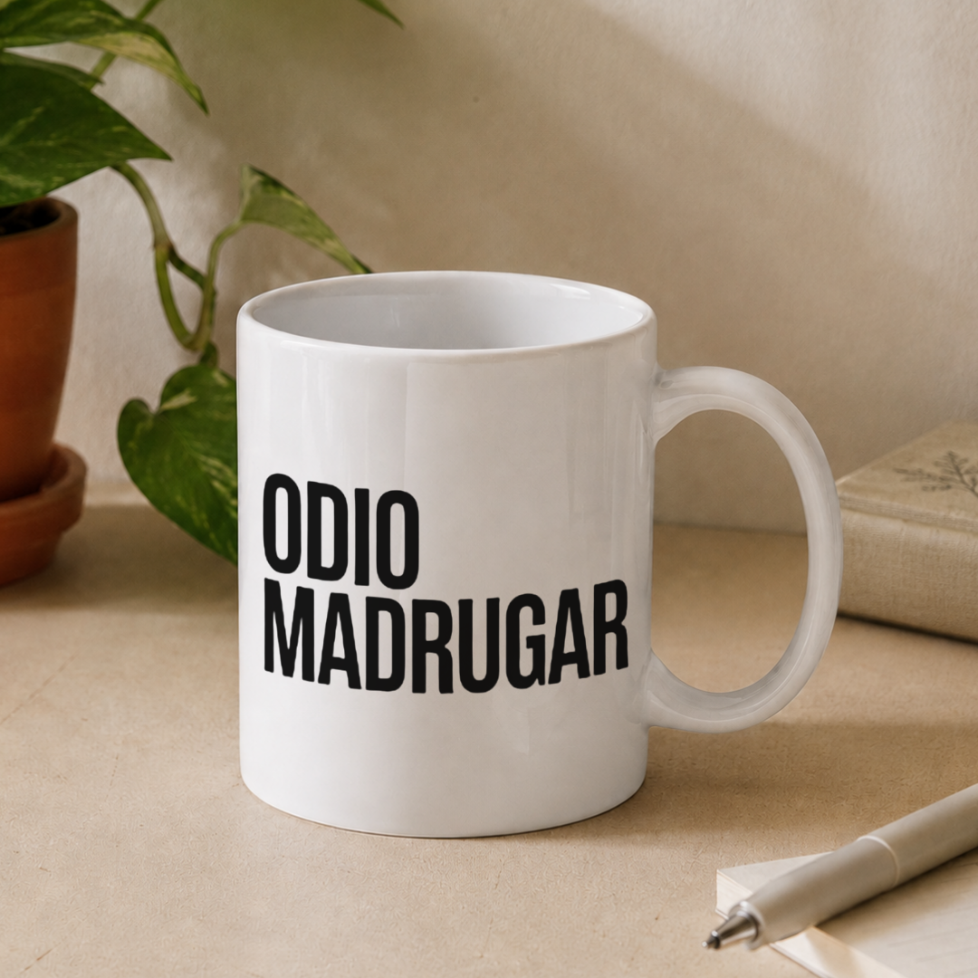 Taza Odio Madrugar