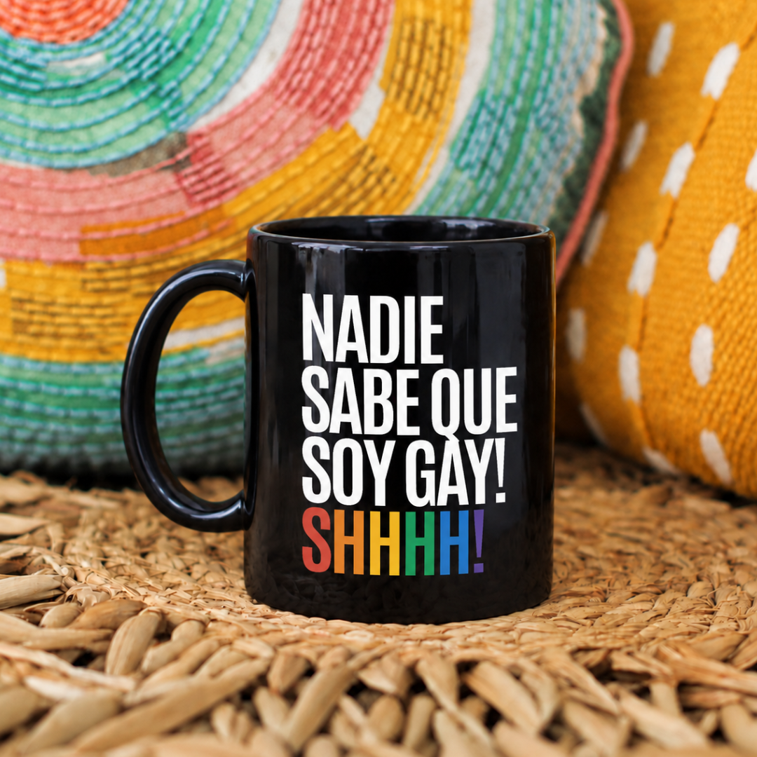 Taza Pride Nadie sabe que soy gay! Shhhh!