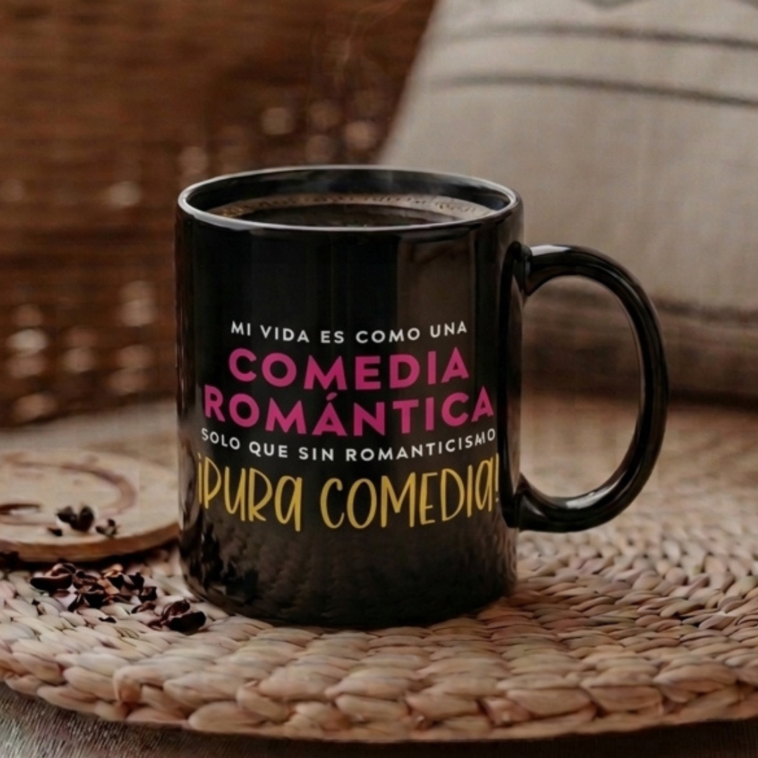 Taza San Solterín Comedia Romántica
