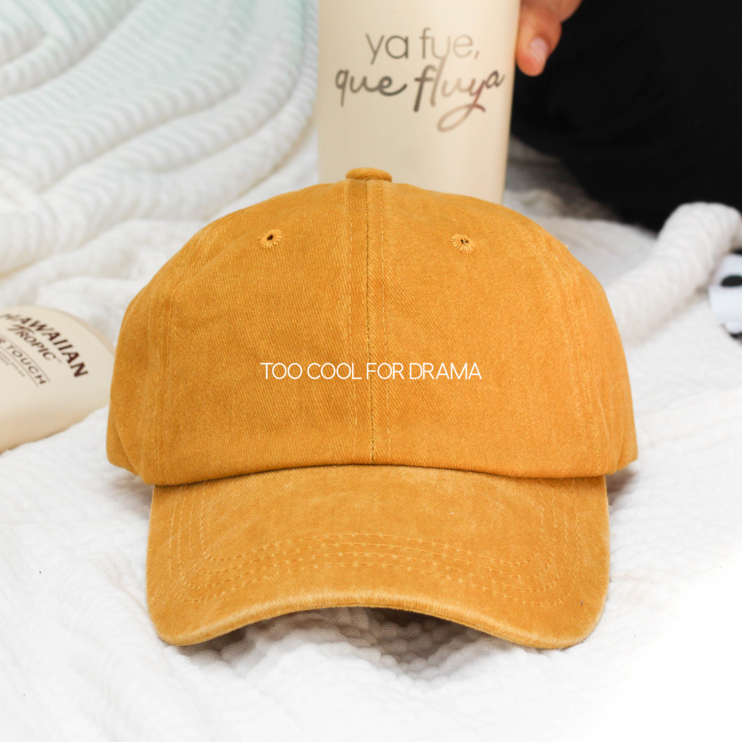 Gorra Washed - Too cool for drama