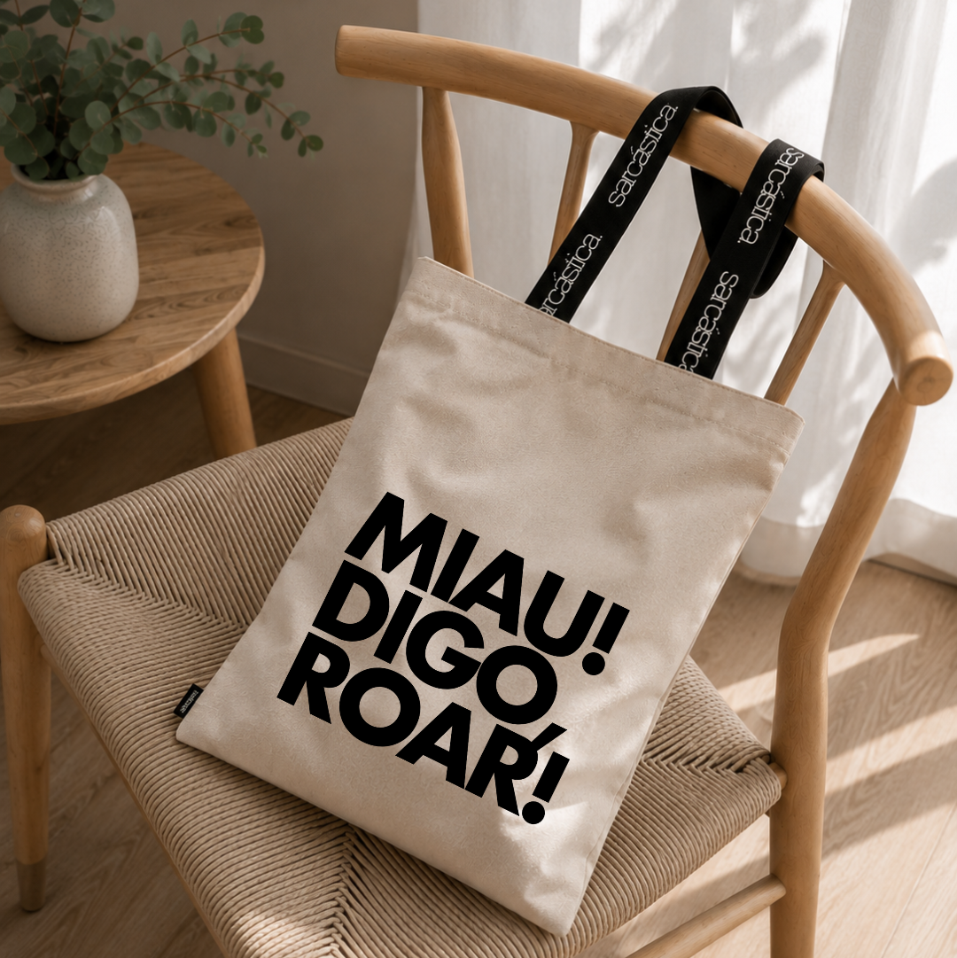 Totebag - MIAU! DIGO, ROAR!