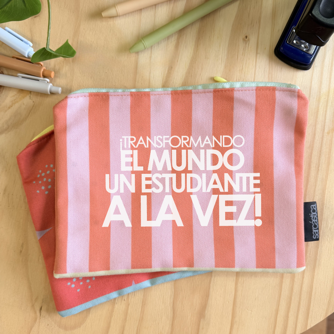 Cartuchera l Para Maestra - ¡Transformando el mundo un estudiante a la vez!