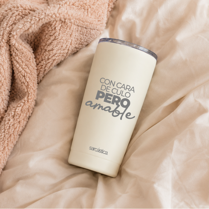 Vaso Térmico l Cotidiano - Con cara de culo pero amable