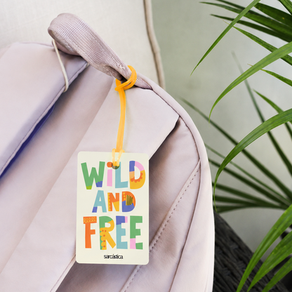 Tags de Mochila Escolar - Wild and free