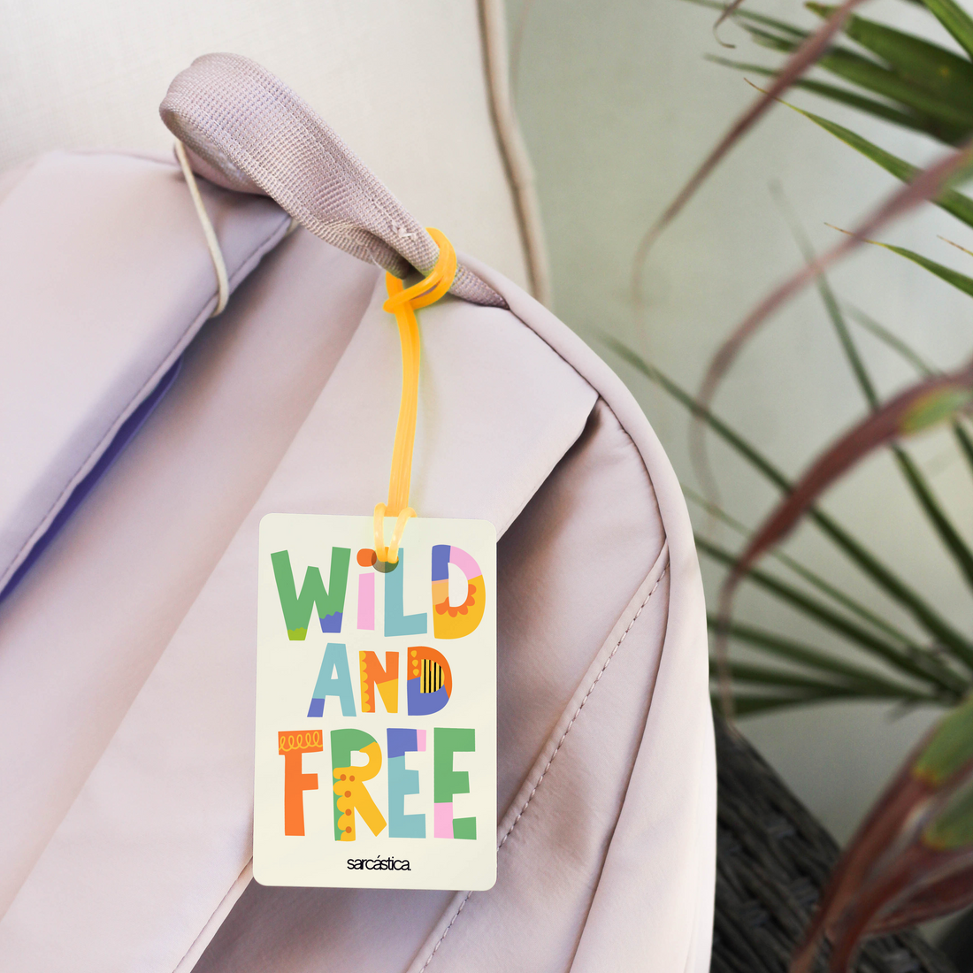 Tags de Mochila Escolar - Wild and free