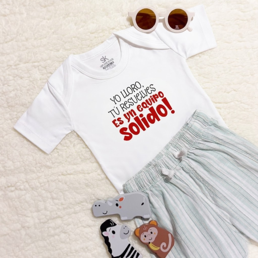 Body para Bebé Mamá - ¡Equipo sólido!