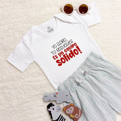 Body para Bebé Mamá - ¡Equipo sólido!