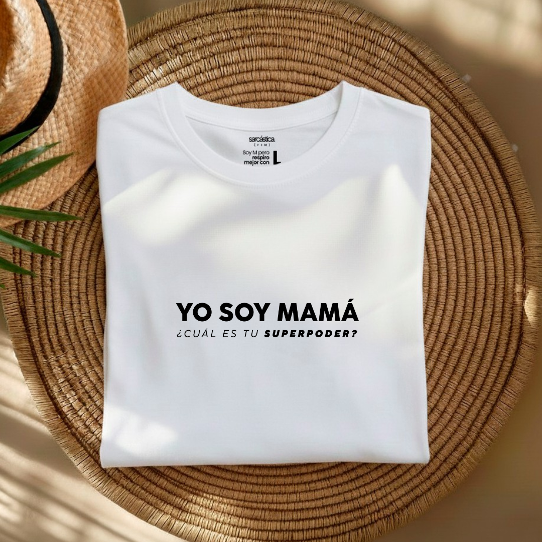Polo Mujer - Yo soy mamá, ¿cuál es tu superpoder?