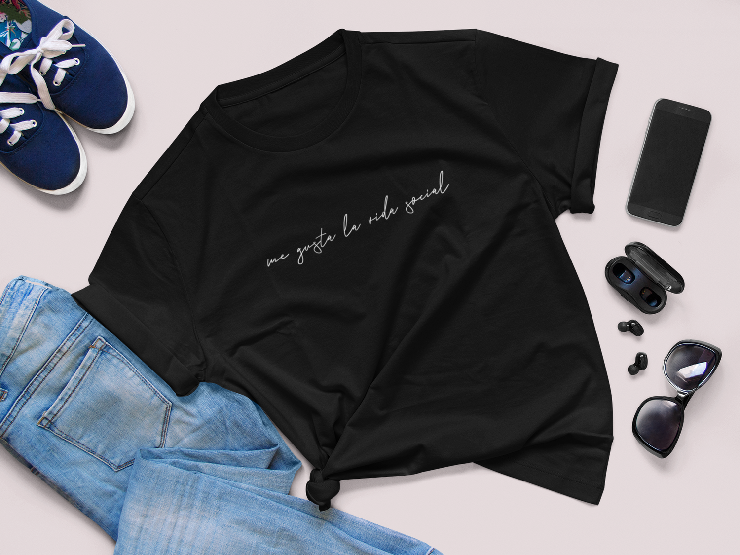 Polo Mujer "Me gusta la vida social"