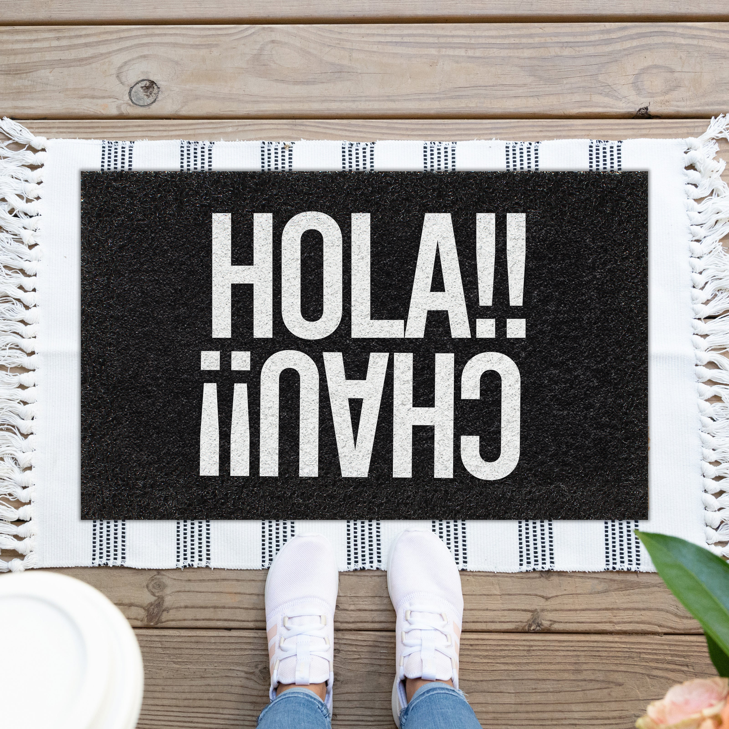 Felpudo ¡Hola! ¡Chau!
