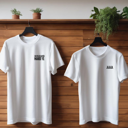 Polos Match Pareja "En esta relación mando yo"