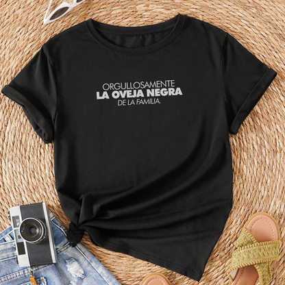 Polo Mujer Orgullosamente la oveja negra de la familia.