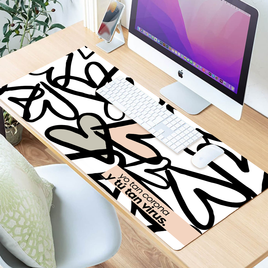 Mousepad ExtraLarge Yo tan corona y tú tan virus