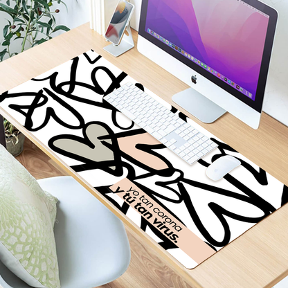 Mousepad ExtraLarge Yo tan corona y tú tan virus