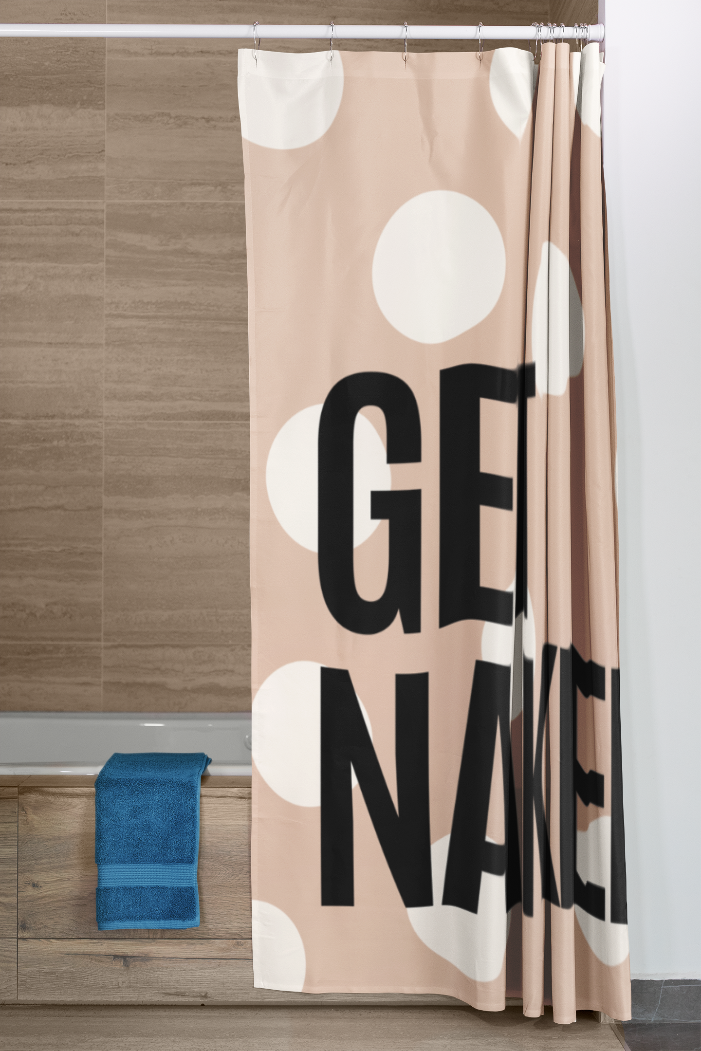 Cortina de Baño: Get Naked!