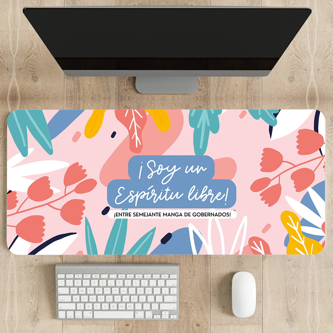 Mousepad ExtraLarge Soy un Espíritu Libre