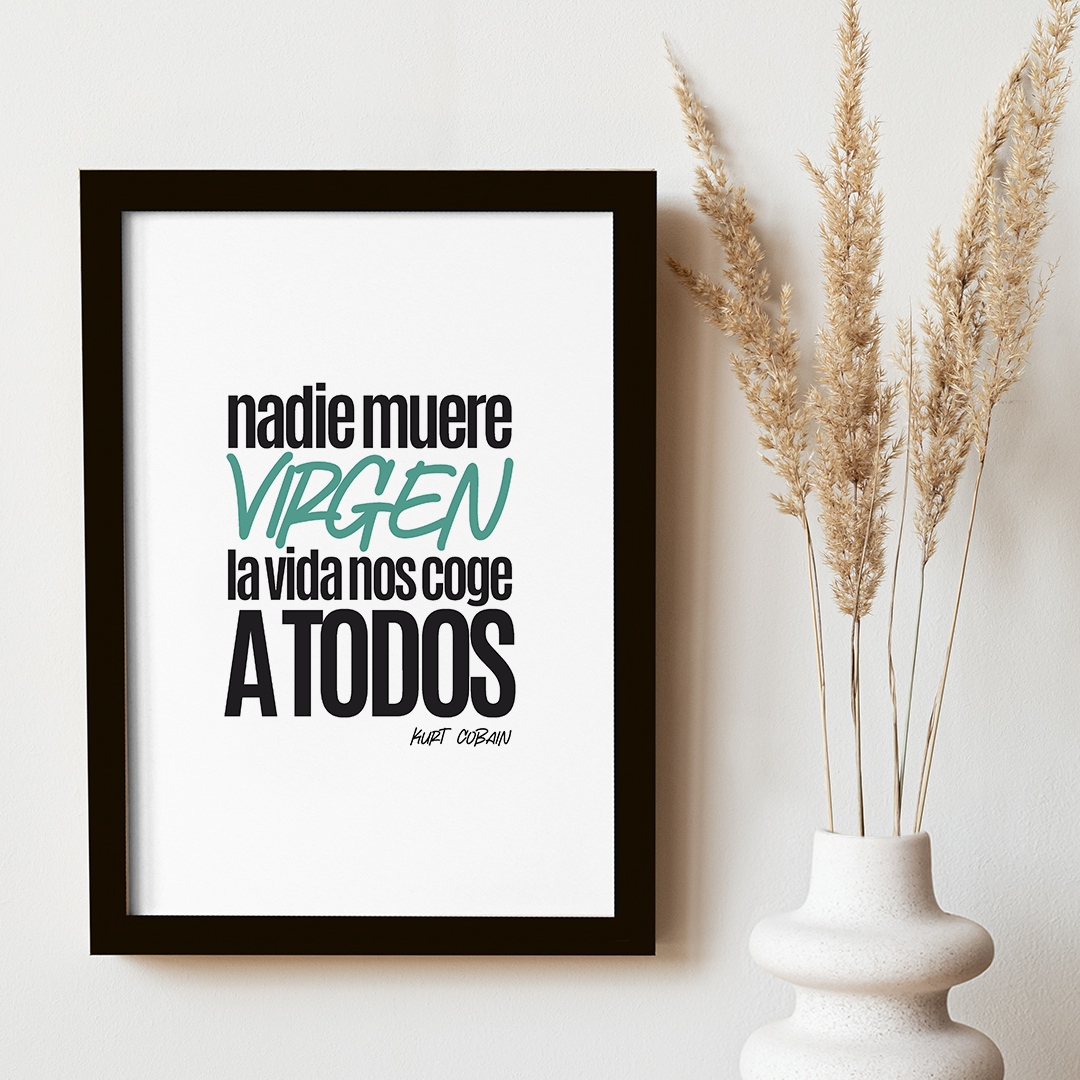 Cuadro Nadie muere virgen