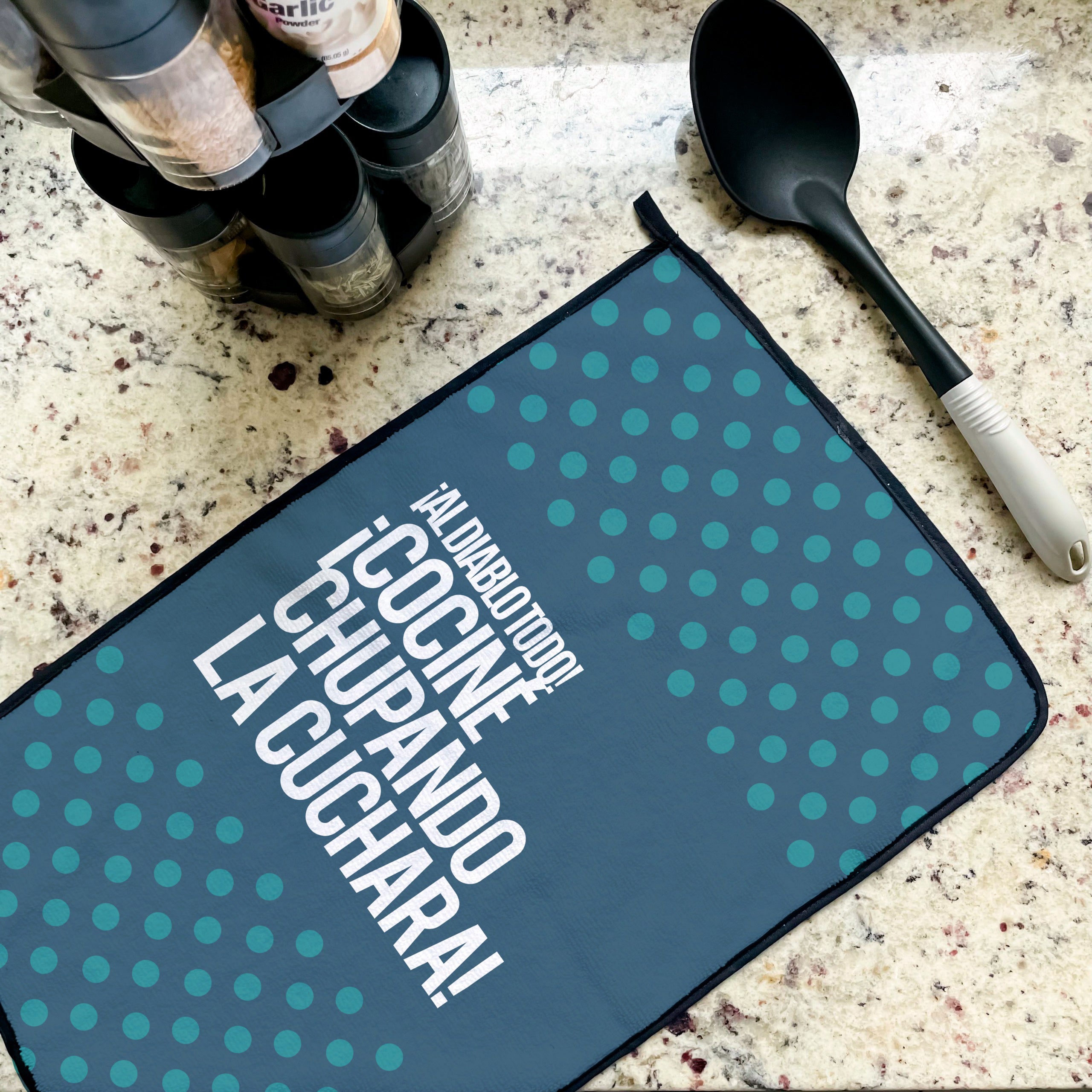 Secador ¡Al diablo todo! ¡Cociné chupando la cuchara!