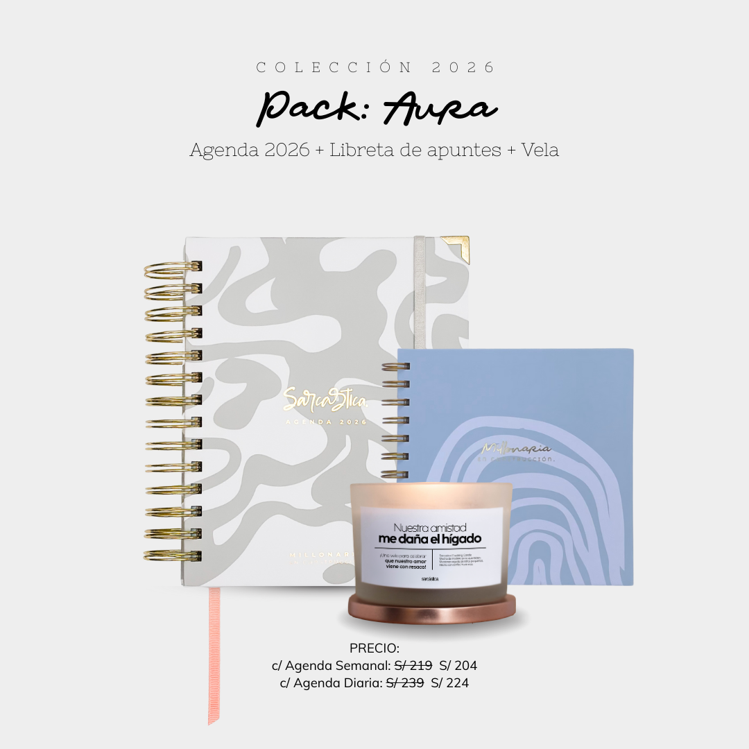 Pack: Aura Agenda + Libreta + Vela
