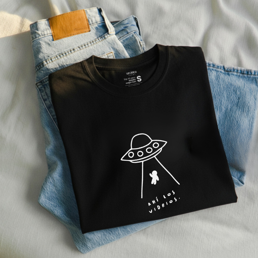 Polo Mujer Ahí los vidrios