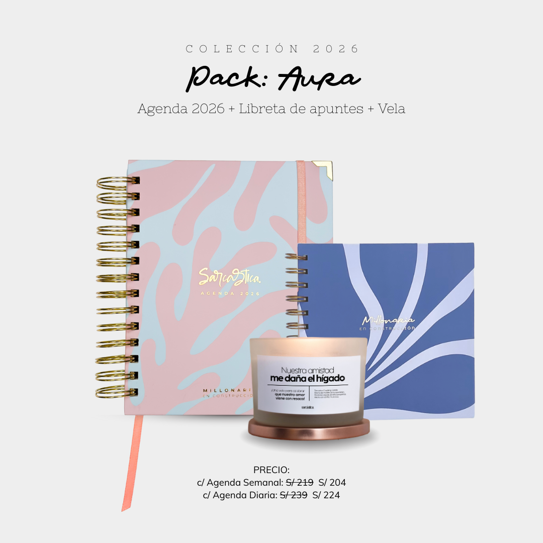 Pack: Aura Agenda + Libreta + Vela