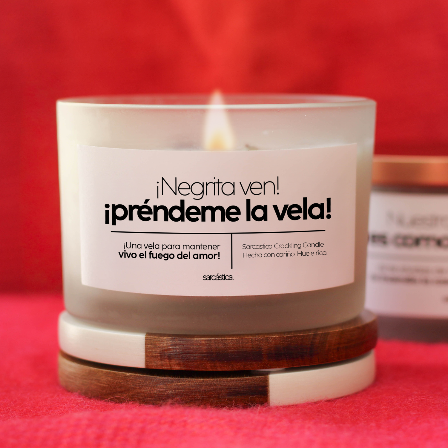 Vela Premium San Valentín - ¡Negrita ven! ¡préndeme la vela!