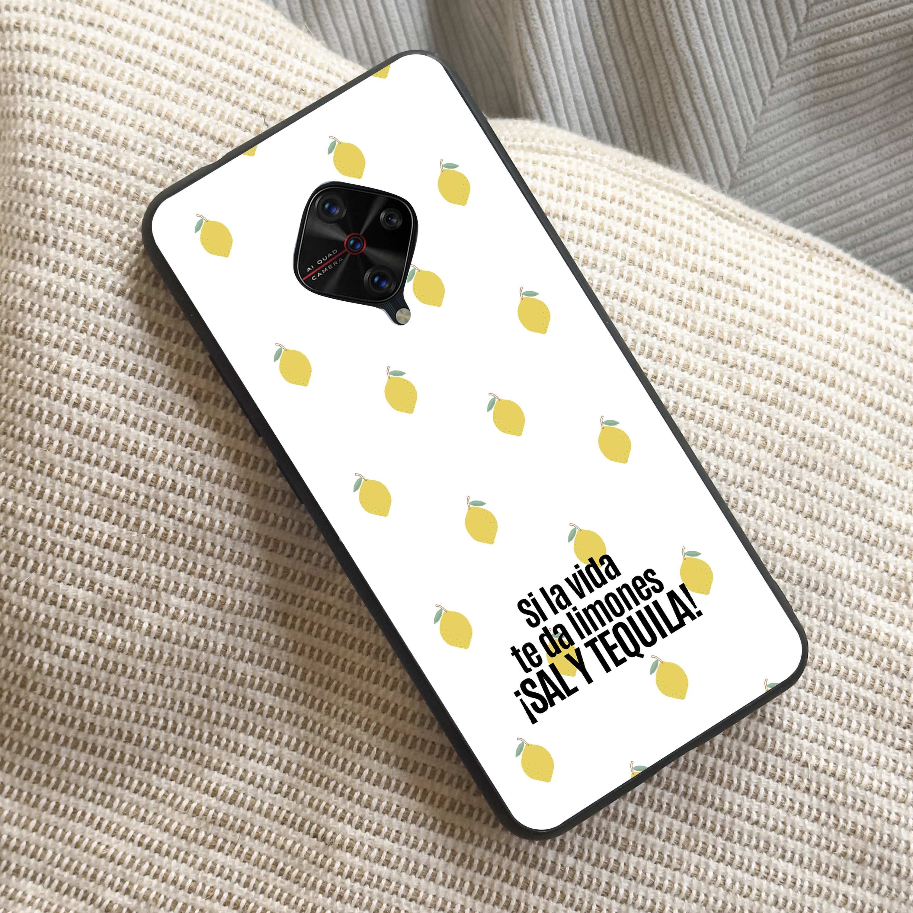 Case Si la vida te da limones ¡sal y tequila!