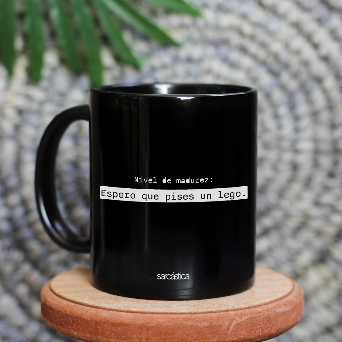Taza Nivel de madurez: Espero que pises un lego.