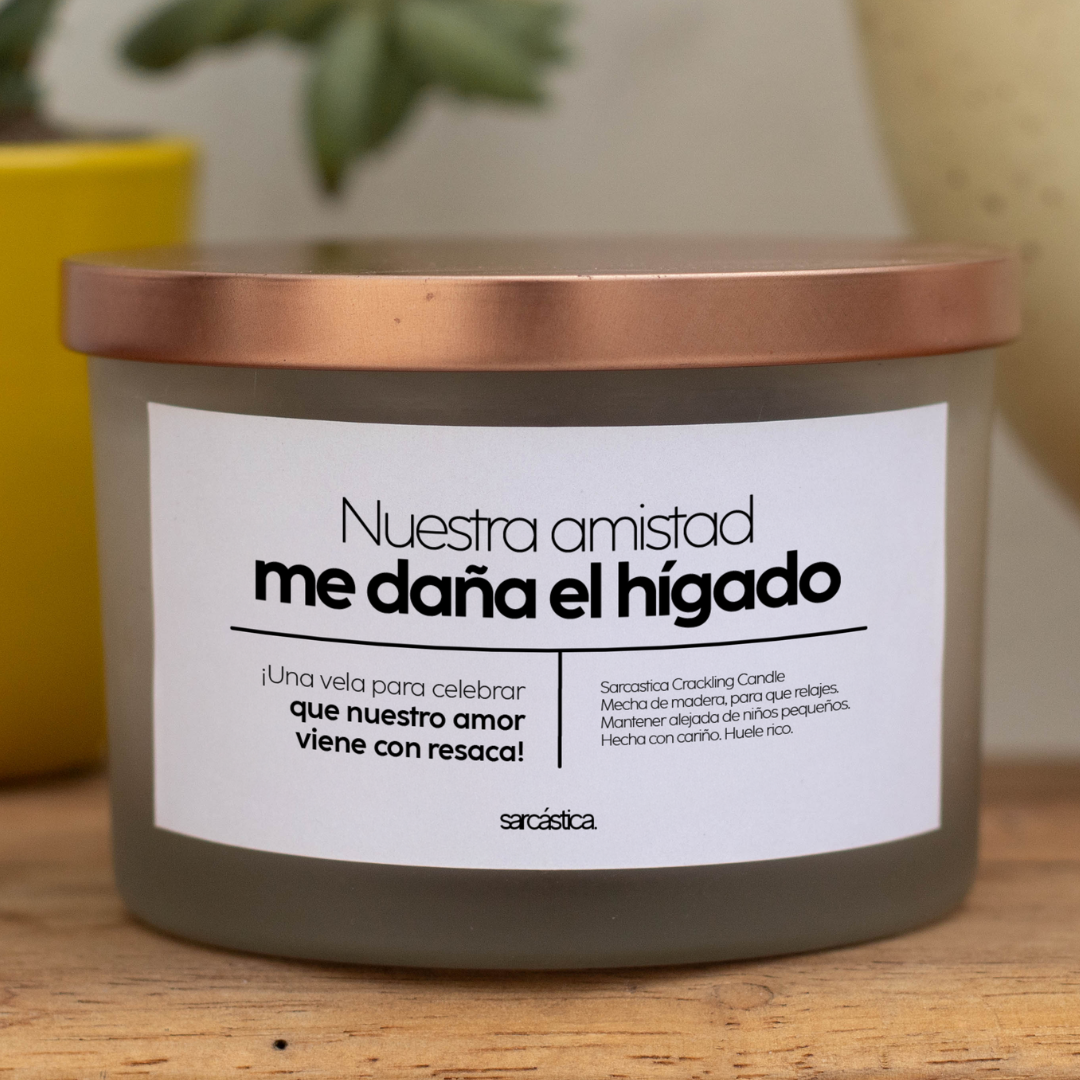 Vela PREMIUM - Nuestra amistad me daña el hígado