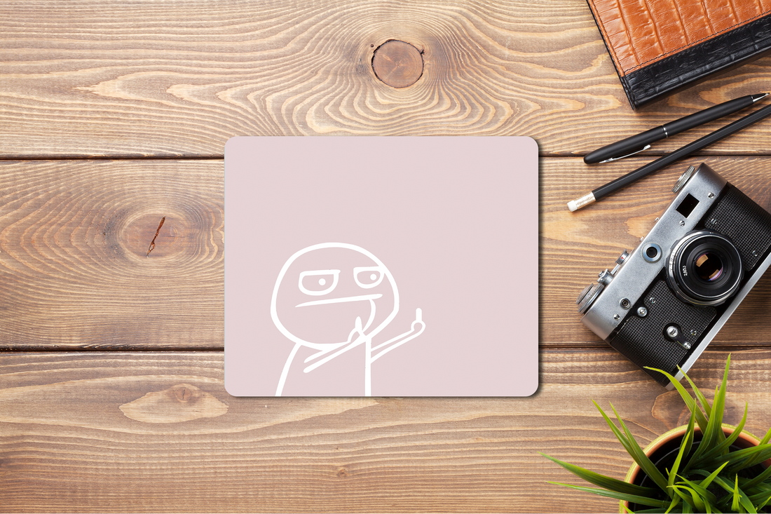 Mousepad Funny Finger Rosa