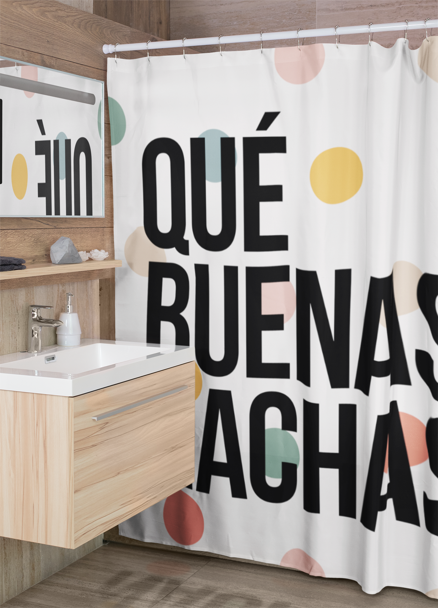 Cortina de Baño: Qué buenas nachas!