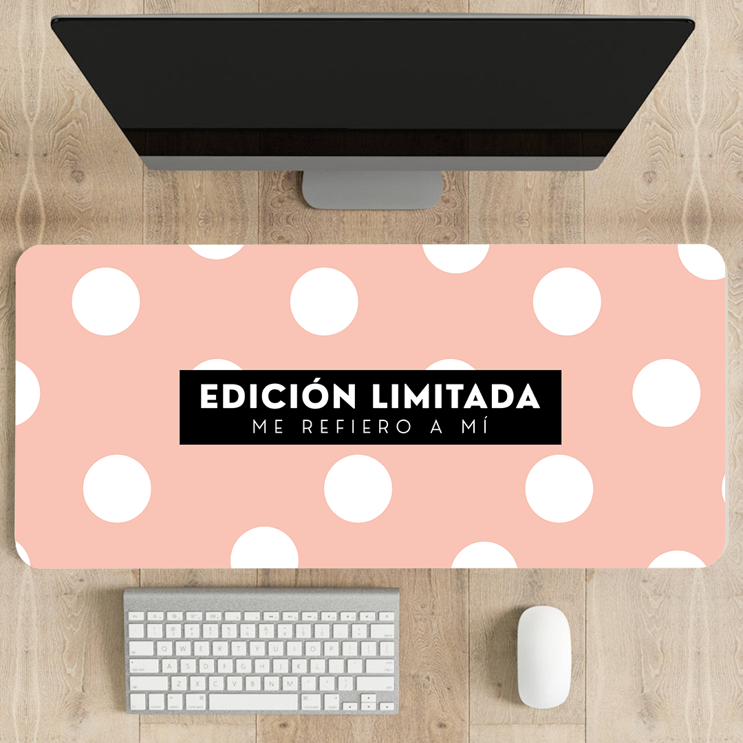 Mousepad ExtraLarge Edición Limitada Polka Pink