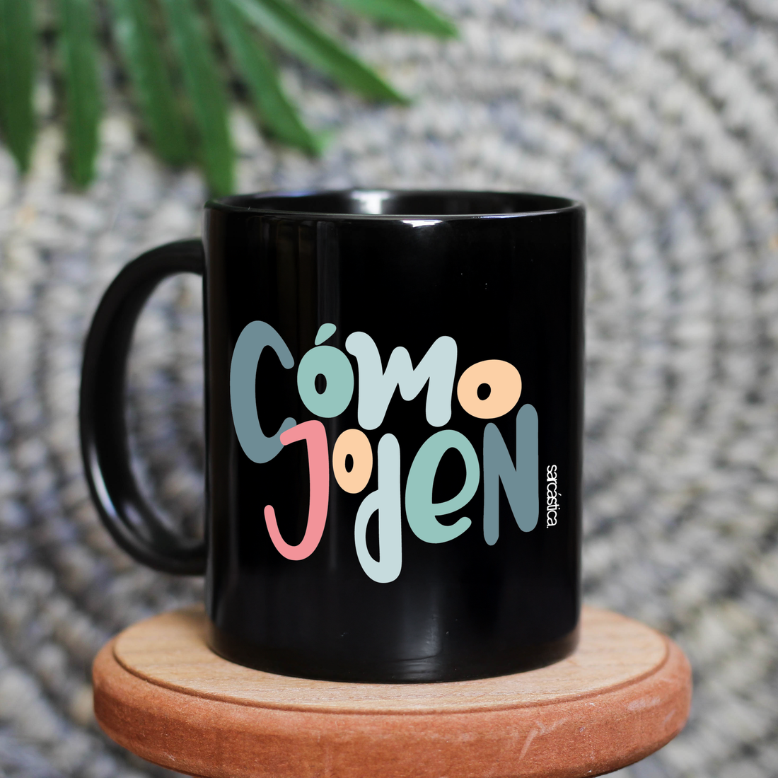 Taza Negra Cómo Joden