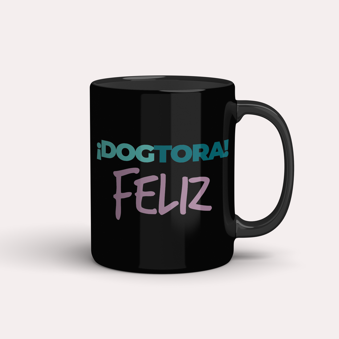 Taza Veterinaria ¡Dogtora! feliz
