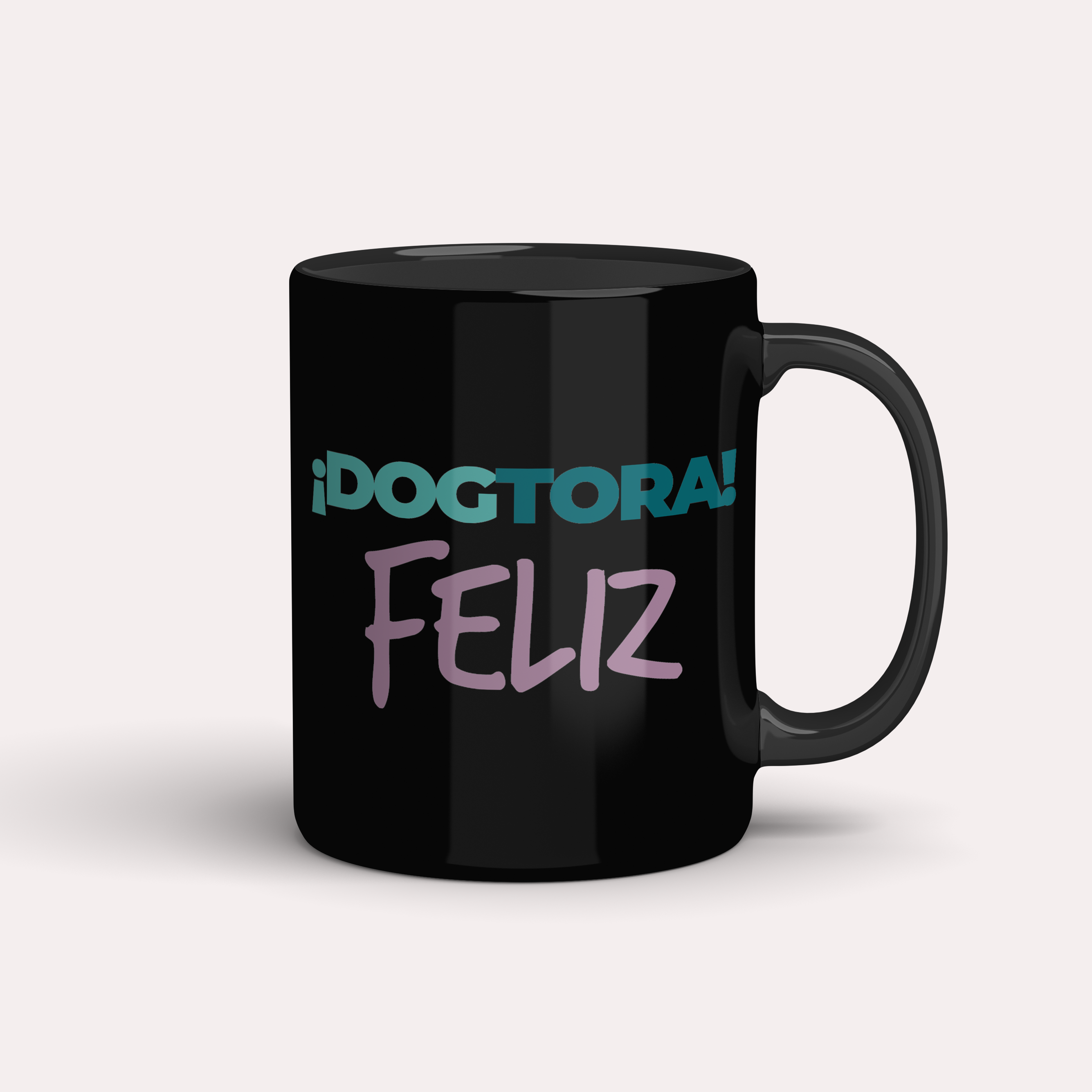 Taza Veterinaria ¡Dogtora! feliz