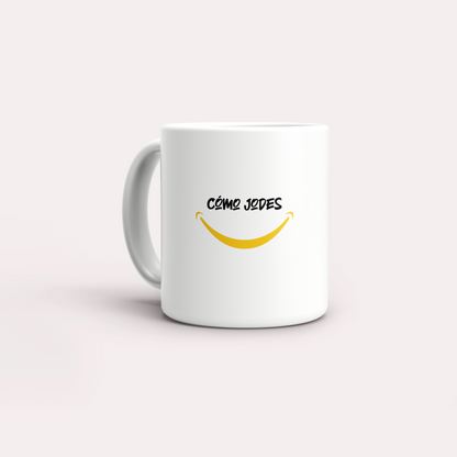 Taza Cómo Jodes Smile