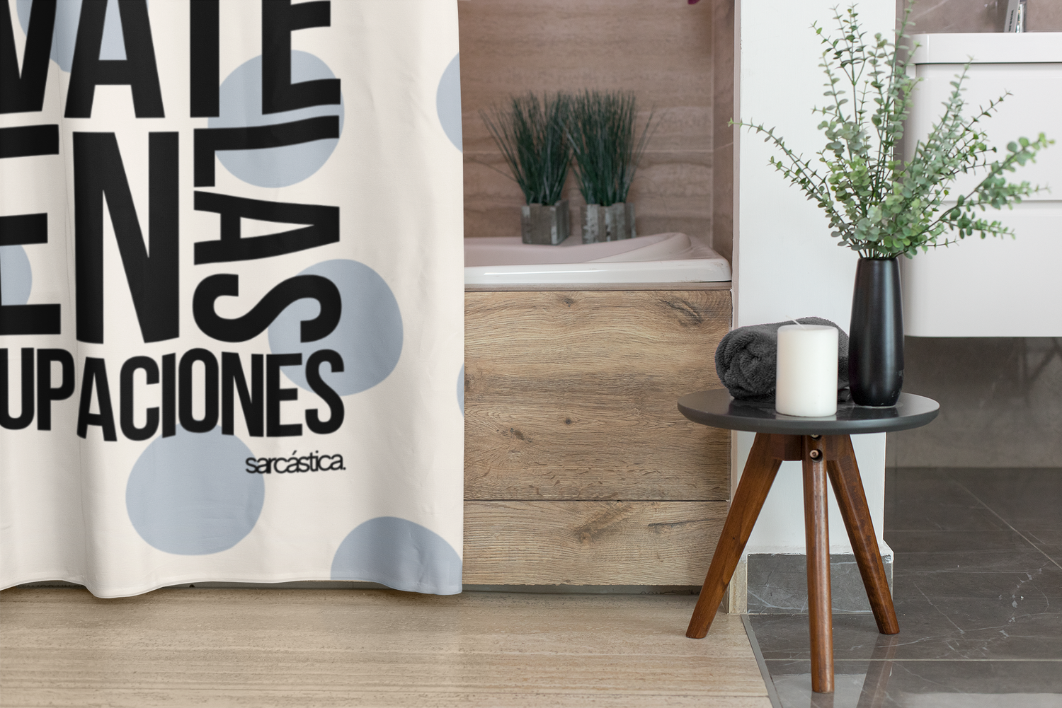 Cortina de Baño: Lávate bien las preocupaciones